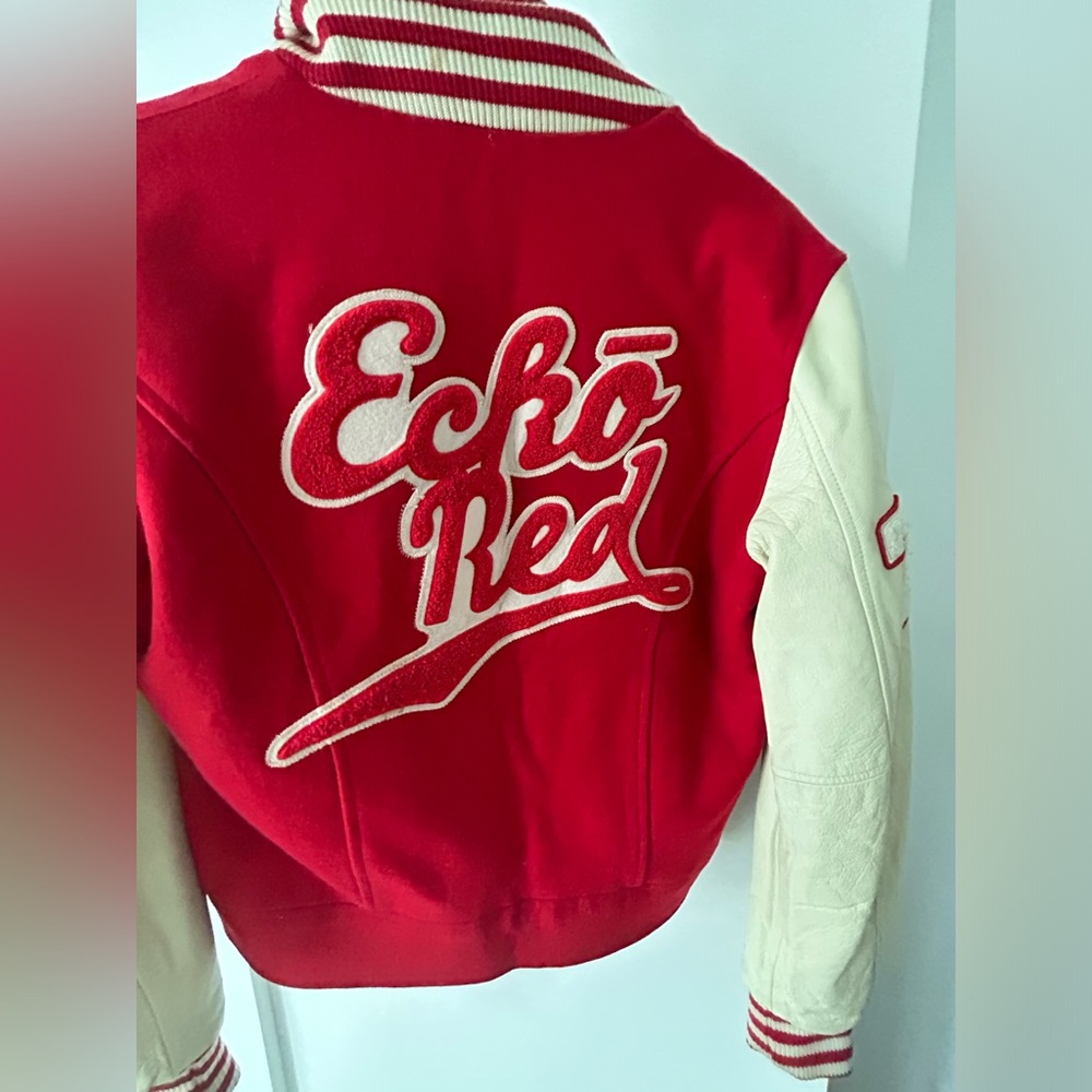 Echo Red Vintage Varsity Jacket - image 3